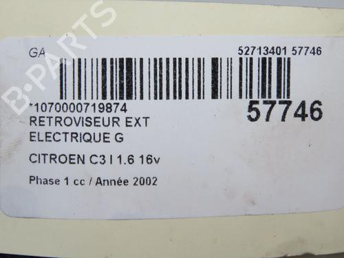 Used Left mirror Left mirror CITROËN C3 I (FC_, FN_) 1.6 16V (109 hp) 36819916 36819916