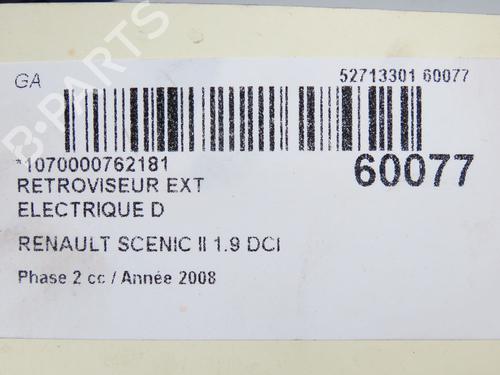 right-mirror-renault-scenic-ii-jm01_-2003-2004-2005-2006-2007-2008-2009-2010-39251731 main image