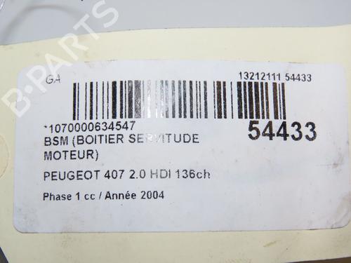 Fuse box PEUGEOT 407 (6D_) 2.0 HDi 135 (6DRHRH, 6DRHRE, 6DRHRG, 6DRHRJ) | BP29318719E1