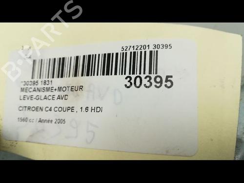 Used Front right window mechanism CITROËN C4 Coupe (LA_) 1.6 HDi (109 hp) 23175636