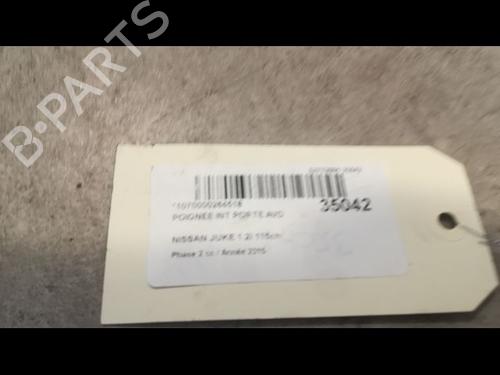 Used Front right interior door handle NISSAN JUKE (F15) 1.2 DIG-T (115 hp) 9611932