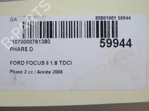 Right headlight FORD FOCUS II (DA_, HCP, DP) 1.8 TDCi | BP36657769C29 - Image 6
