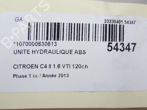 ABS pump CITROËN C4 II (NC_) 1.6 VTi 120 (NC5FS0, NC5FS9) | BP28829989M43 