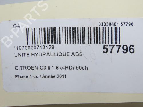 ABS pump CITROËN C3 II (SC_) 1.6 HDi | BP33860619M43 - Image 9