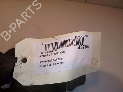 Used Right front brake caliper Right front brake caliper FORD KA (RU8) 1.2 (69 hp) 14877618 14877618