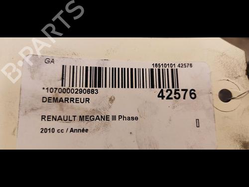 Used Starter RENAULT MEGANE III Hatchback (BZ0/1_, B3_) 1.4 TCe (BZ0F, BZ1V) (131 hp) 9615537