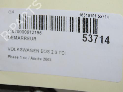 Used Starter VW EOS (1F7, 1F8) 2.0 TDI (140 hp) 31984574