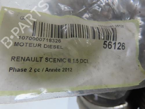 Used Engine Engine RENAULT SCÉNIC III (JZ0/1_) 1.5 dCi (110 hp) 32740648 32740648