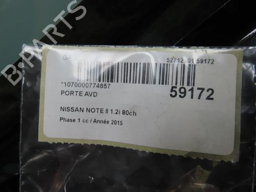 Dør høyre foran NISSAN NOTE (E12) 1.2 | BP38972866C3 - Image 5