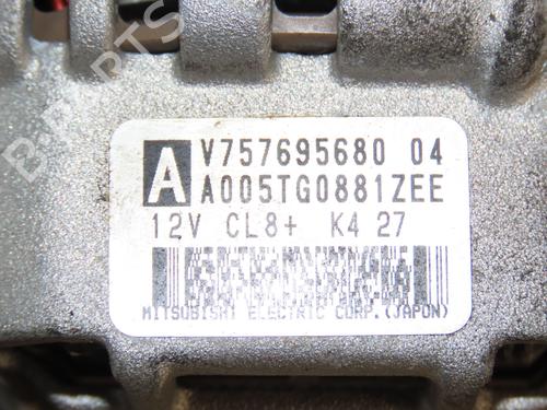 Alternator PEUGEOT 208 I (CA_, CC_) 1.6 VTi | BP18129615M7 