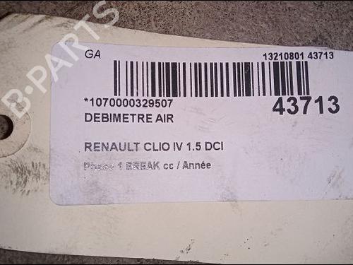 Used Mass air flow sensor RENAULT CLIO IV Grandtour (KH_) 1.5 dCi 90 (KHN3, KHN4) (90 hp) 9619089