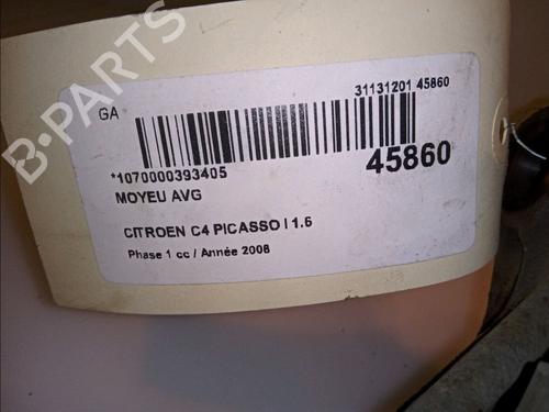 Used Right front steering knuckle CITROËN C4 Picasso I MPV (UD_) 1.6 HDi (109 hp) 14876398