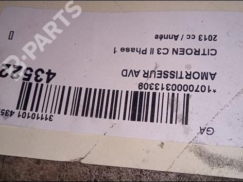Right front shock absorber CITROËN C3 II (SC_) 1.1 i | BP9705961M17 