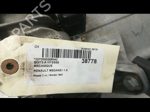 Gearbox RENAULT MEGANE I (BA0/1_) 1.6 e (BA0F, BA0S) | BP9605402M3 