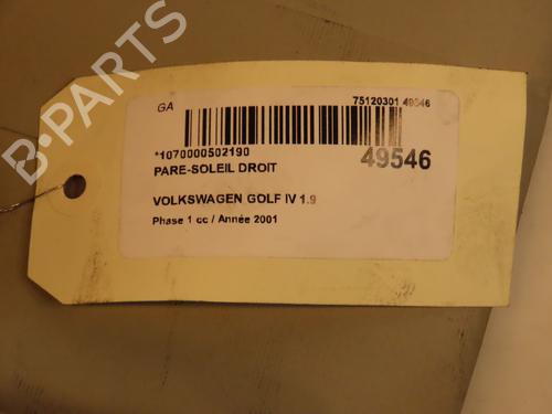 Right sun visor VW GOLF IV (1J1) 1.9 TDI | BP16572934I2 