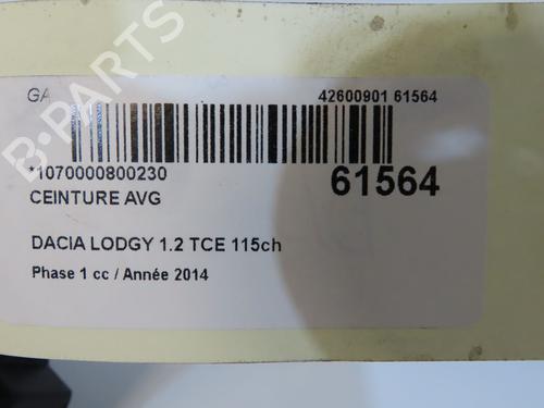 Front left seatbelt DACIA LODGY (JS_) 1.2 TCe (JSAY, JSM0) | BP38915820I26 - Image 5