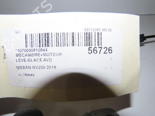 front-right-window-mechanism-nissan-nv200-van-2010-40110699 main image