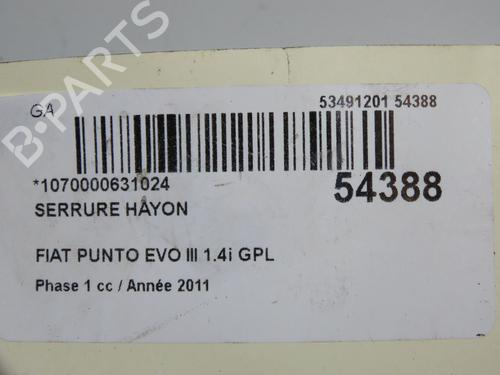 Used Tailgate lock Tailgate lock FIAT PUNTO (199_) 1.4 (199AXB1A, 199BXB1A, 199BXB11, 199AXB11) (78 hp) 33728159 33728159
