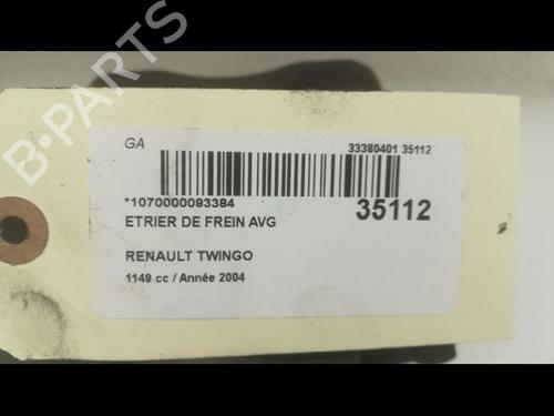 Used Left front brake caliper RENAULT TWINGO I (C06_) 1.2 (C066, C068) (58 hp) 14878099