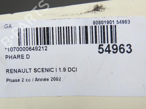 right-headlight-renault-scenic-i-mpv-ja01_-fa0_-1999-2000-2001-2002-2003-2004-2005-2006-2007-2008-2009-2010-30916933 main image