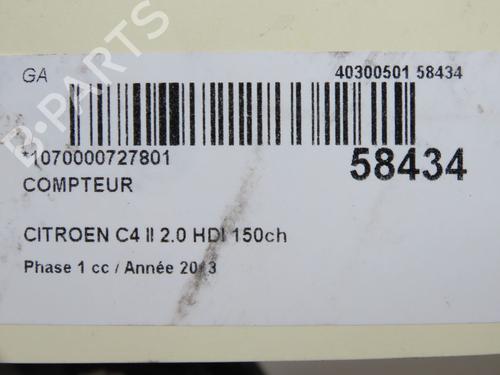 Instrument cluster CITROËN C4 II (NC_) 2.0 HDi / BlueHDi 150 | BP36395913C47 - Image 5