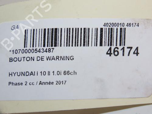 Warning switch HYUNDAI i10 II (BA, IA) 1.0 | BP18913126I22 