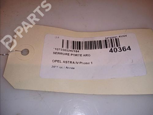 Rear left lock OPEL ASTRA J (P10) 1.7 CDTI (68) | BP12095036C100 