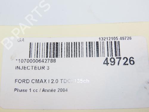 Injecteur FORD FOCUS C-MAX (DM2) 2.0 TDCi (133 hp) 29263752