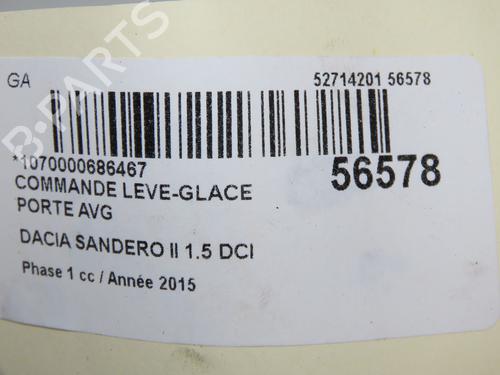 Left front window switch DACIA SANDERO II 1.5 dCi | BP33561859I27 - Image 5