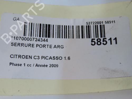 Used Rear left lock Rear left lock CITROËN C3 Picasso (SH_) 1.6 HDi (90 hp) 36246775 36246775
