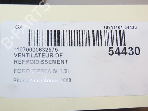 Køleventilator elektrisk FORD FIESTA IV (JA_, JB_) 1.3 i (60 hp) 29170445