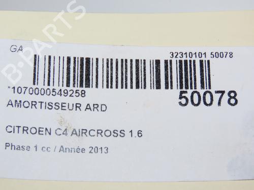 Used Right rear shock absorber CITROËN C4 AIRCROSS 1.6 HDi 115 (114 hp) 29318754
