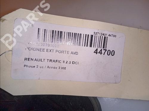 Front right exterior door handle RENAULT TRAFIC II Van (FL) 2.0 dCi 90 (FL0H, FL00, FL01, FL0M, FL0P, FL0S) | BP11102296C129 