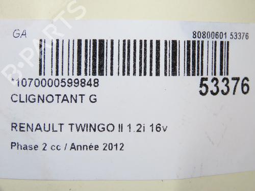 Left front indicator RENAULT TWINGO II (CN0_) 1.2 16V (CN04, CN0B) | BP31121116C32