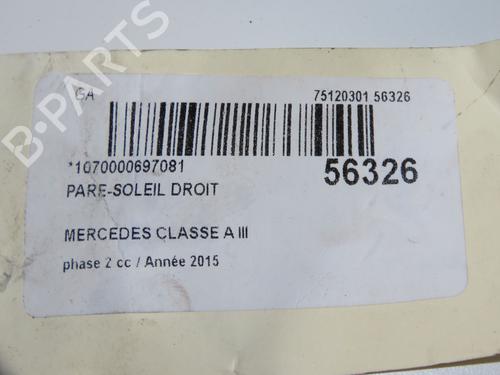 right-sun-visor-mercedes-benz-a-class-w176-2012-2013-2014-2015-2016-2017-2018-31242585 main image