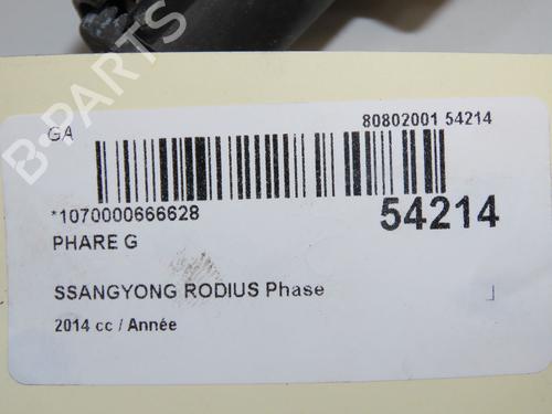Faro anteriore sinistro Faro anteriore sinistro SSANGYONG RODIUS II 2.0 Xdi 4WD (155 hp) 37411100 37411100