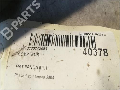 Instrument cluster FIAT PANDA (169_) 1.1 (169.AXA1A) | BP9608874C47 