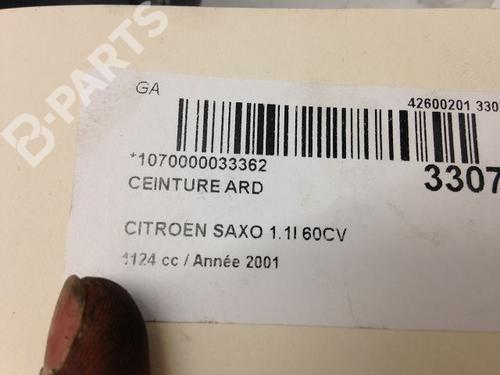 Høyre bak beltestrammer CITROËN SAXO (S0, S1) 1.1 X, SX | BP9593064C90 