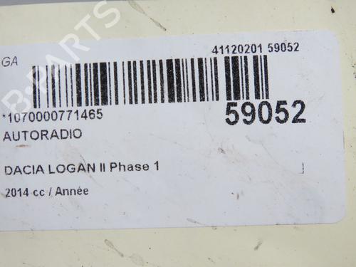 Radio DACIA LOGAN MCV II 1.2 | BP39893877E6 - Image 7