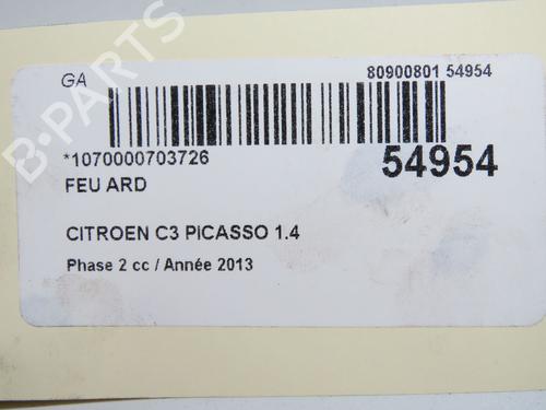 Feu arrière droit CITROËN C3 Picasso (SH_) 1.4 VTi 95 (SH8FSC, SH8FP0, SH8FP6) (95 hp) 31912201
