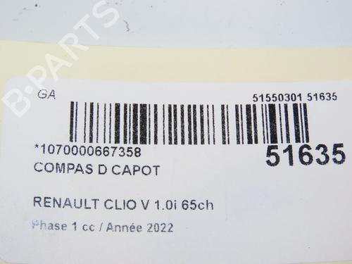 Hinge/Door check strap RENAULT CLIO V (B7_) 1.0 SCe 65 (B7MG) | BP29441749C146 
