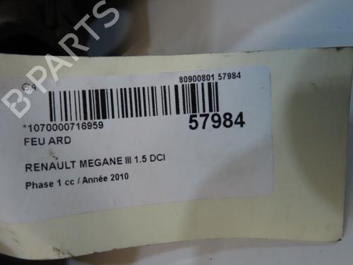 Used Right taillight Right taillight RENAULT MEGANE III Coupe (DZ0/1_) 1.5 dCi (DZ09, DZ0D, DZ1F, DZ1G, DZ14, DZ29) (110 hp) 33770476 33770476