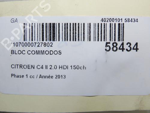 Steering column stalk CITROËN C4 II (NC_) 2.0 HDi / BlueHDi 150 | BP35887761I23 - Image 7