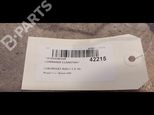 Steering column stalk CHEVROLET AVEO / KALOS Hatchback (T250, T255) 1.2 LPG | BP9614474I23 