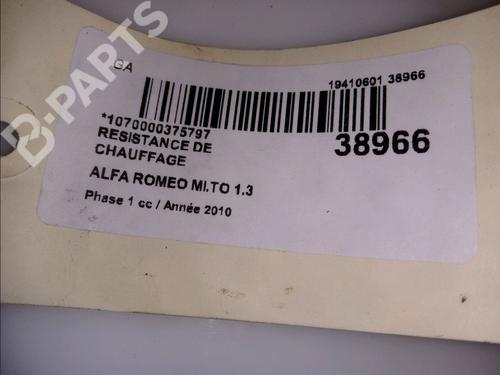 Heater resistor ALFA ROMEO MITO (955_) 1.3 MultiJet (955AXP1A, 955AYC1A) | BP11677220M108 