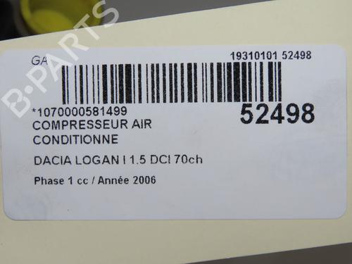 AC compressor DACIA LOGAN (LS_) 1.5 dCi (LS0K) | BP36893410M34  - Image 5