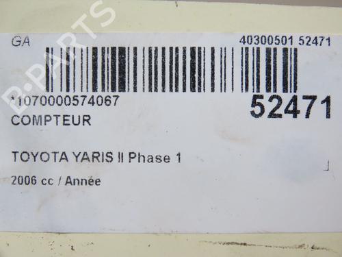 Kombinert Instrument TOYOTA YARIS (_P9_) 1.0 VVT-i (KSP90_, KSP90R) | BP28830471C47