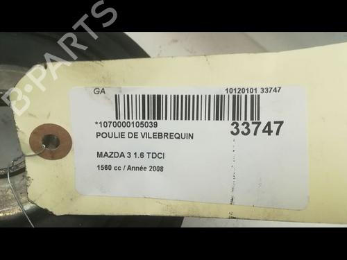 Used Pulley MAZDA 3 (BK) 1.6 DI Turbo (109 hp) 14874217