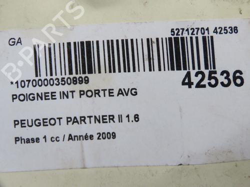 Front left interior door handle PEUGEOT PARTNER Tepee 1.6 HDi 16V | BP10145187I13 - Image 4