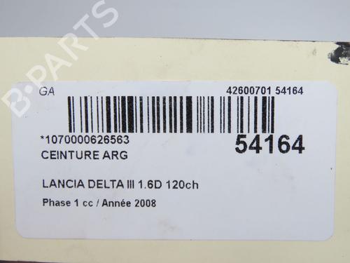 Used Rear left belt tensioner Rear left belt tensioner LANCIA DELTA III (844_) 1.6 D Multijet (844.AXC11, 844.AXC1A) (120 hp) 33279292 33279292